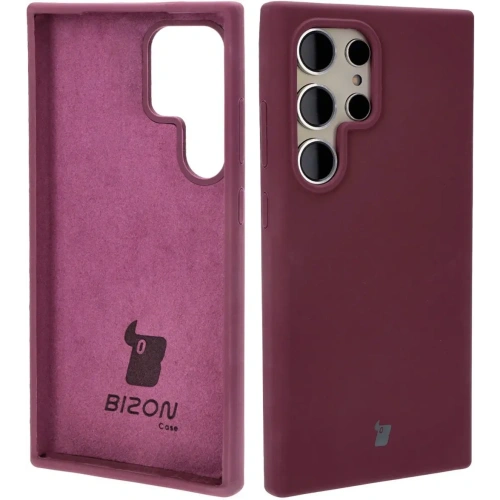 Buy Bison Soft Case silicone case for Samsung Galaxy S24 Ultra dark purple - BIZ5874 - {ean13} - Home Screen Store Europe