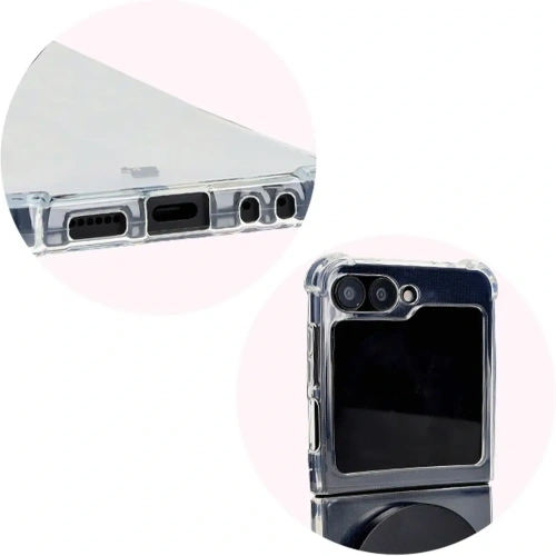 Kup Bizon Case Salpa Samsung Galaxy Z Flip6 transparent - BIZ5878 - {ean13} - Sklep Home Screen