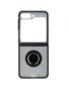 Buy Bizon Case Hybrid Ring Samsung Galaxy Z Flip6 smoky with a black frame - BIZ5879 - {ean13} - Home Screen Store Europe
