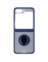 Kup Bizon Case Hybrid Ring Samsung Galaxy Z Flip6 fumuriu cu un cadru albastru marin - BIZ5880 - {ean13} - Sklep Home Screen