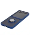Kup Bizon Case Hybrid Ring Samsung Galaxy Z Flip6 fumuriu cu un cadru albastru marin - BIZ5880 - {ean13} - Sklep Home Screen