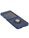 Kup Bizon Case Hybrid Ring Samsung Galaxy Z Flip6 fumuriu cu un cadru albastru marin - BIZ5880 - {ean13} - Sklep Home Screen