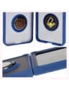 Kup Bizon Case Hybrid Ring Samsung Galaxy Z Flip6 rauchig mit einem navyblauen Rahmen - BIZ5880 - {ean13} - Sklep Home Screen