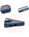Buy Bizon Case Hybrid Ring Samsung Galaxy Z Flip6 smoky with a navy blue frame - BIZ5880 - {ean13} - Home Screen Store Europe