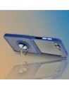 Kup Bizon Case Hybrid Ring Samsung Galaxy Z Flip6 fumuriu cu un cadru albastru marin - BIZ5880 - {ean13} - Sklep Home Screen