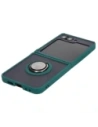Kup Bizon Case Hybrid Ring Samsung Galaxy Z Flip6 fumuriu cu un cadru verde închis - BIZ5881 - {ean13} - Sklep Home Screen