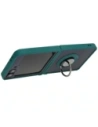 Kup Bizon Case Hybrid Ring Samsung Galaxy Z Flip6 fumuriu cu un cadru verde închis - BIZ5881 - {ean13} - Sklep Home Screen