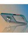 Kup Bizon Case Hybrid Ring Samsung Galaxy Z Flip6 fumuriu cu un cadru verde închis - BIZ5881 - {ean13} - Sklep Home Screen