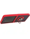 Buy Bizon Case Hybrid Ring Samsung Galaxy Z Flip6 smoky with a red frame - BIZ5557 - {ean13} - Home Screen Store Europe