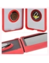 Buy Bizon Case Hybrid Ring Samsung Galaxy Z Flip6 smoky with a red frame - BIZ5557 - {ean13} - Home Screen Store Europe