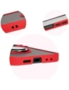 Buy Bizon Case Hybrid Ring Samsung Galaxy Z Flip6 smoky with a red frame - BIZ5557 - {ean13} - Home Screen Store Europe