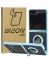 Kup Bizon Case Hybrid Ring Samsung Galaxy Z Flip6 smoky cu un cadru bleu deschis - BIZ5883 - {ean13} - Sklep Home Screen
