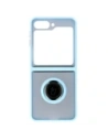 Kup Bizon Case Hybrid Ring Samsung Galaxy Z Flip6 smoky cu un cadru bleu deschis - BIZ5883 - {ean13} - Sklep Home Screen