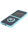 Kup Bizon Case Hybrid Ring Samsung Galaxy Z Flip6 smoky cu un cadru bleu deschis - BIZ5883 - {ean13} - Sklep Home Screen