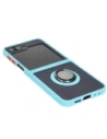 Kup Bizon Case Hybrid Ring Samsung Galaxy Z Flip6 smoky cu un cadru bleu deschis - BIZ5883 - {ean13} - Sklep Home Screen
