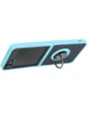 Kup Bizon Case Hybrid Ring Samsung Galaxy Z Flip6 smoky cu un cadru bleu deschis - BIZ5883 - {ean13} - Sklep Home Screen