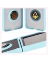 Kup Bizon Case Hybrid Ring Samsung Galaxy Z Flip6 smoky cu un cadru bleu deschis - BIZ5883 - {ean13} - Sklep Home Screen