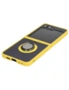 Kup Bizon Case Hybrid Ring Samsung Galaxy Z Flip6 fumuriu cu un cadru galben - BIZ5884 - {ean13} - Sklep Home Screen
