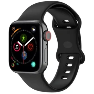 Kup Pasek Bizon Strap Watch Silicone do Apple Watch 38/40/41/42 mm černý - BIZ5885 - {ean13} - Sklep Home Screen