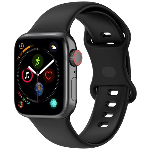 Kup Bizon szíjas óra szilikon Apple óra 38/40/41/42 mm fekete - BIZ5885 - {ean13} - Sklep Home Screen