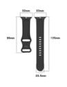 Kup Bizon Strap Uhren Silikon Apple Uhr 38/40/41/42 mm schwarz - BIZ5885 - {ean13} - Sklep Home Screen