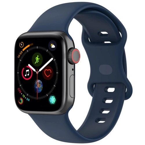 Kup Pasek Bizon Strap Watch Silicone do Apple Watch 38/40/41/42 mm modrý - BIZ5886 - {ean13} - Sklep Home Screen