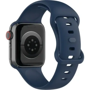 Kup Bizon Strap Watch Silicone Apple Watch 38/40/41/42 mm navy blau - BIZ5886 - {ean13} - Sklep Home Screen