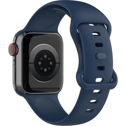 Kup Pasek Bizon Strap Watch Silicone do Apple Watch 38/40/41/42 mm modrý - BIZ5886 - {ean13} - Sklep Home Screen