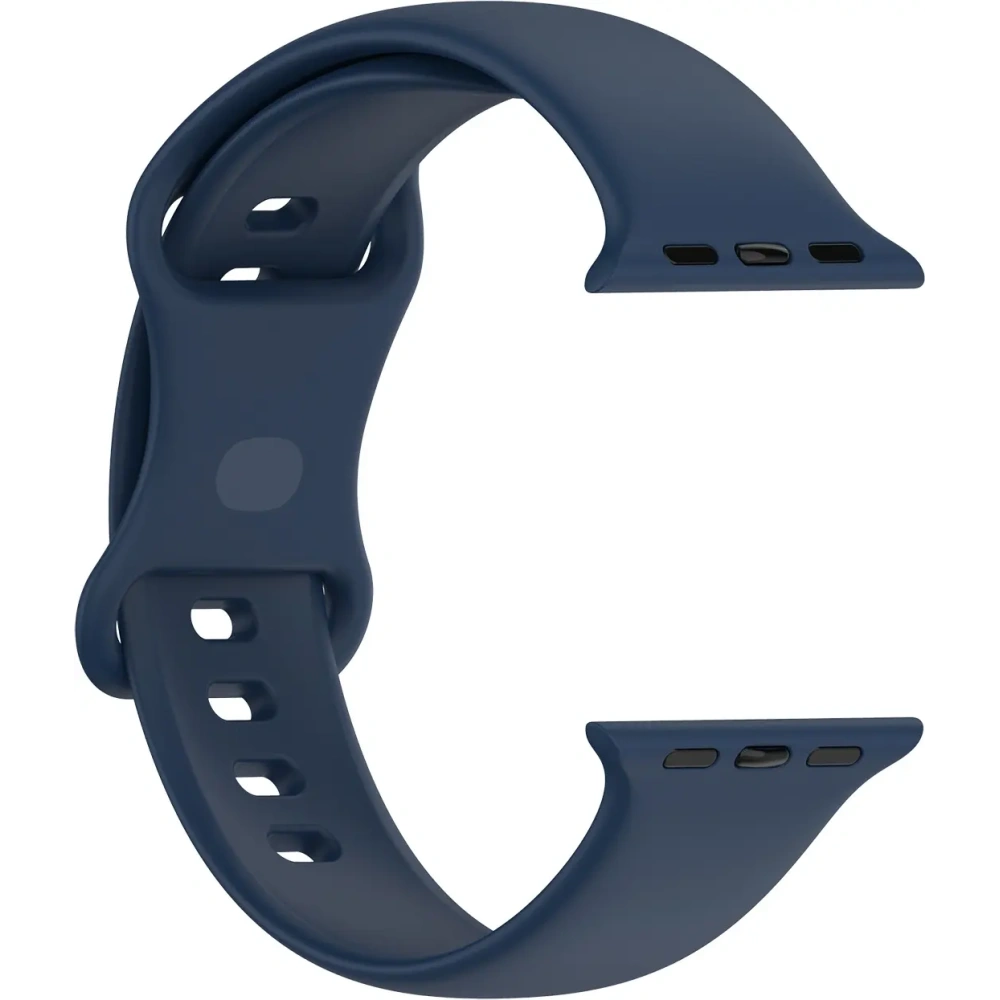 Pasek Bizon Strap Watch Silicone do Apple Watch 38/40/41/42 mm granatowy