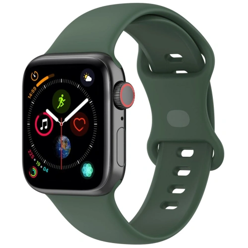 Kup Bizon Strap Uhr Silikon Apple Uhr 38/40/41/42 mm dunkelgrün - BIZ5887 - {ean13} - Sklep Home Screen