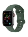 Bizon Strap Uhr Silikon Apple Uhr 38/40/41/42 mm dunkelgrün