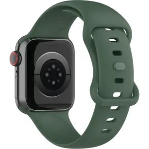 Kup Bizon Strap Uhr Silikon Apple Uhr 38/40/41/42 mm dunkelgrün - BIZ5887 - {ean13} - Sklep Home Screen