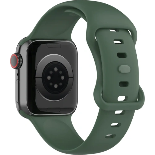 Kup Bizon Strap Uhr Silikon Apple Uhr 38/40/41/42 mm dunkelgrün - BIZ5887 - {ean13} - Sklep Home Screen
