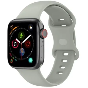 Kup Bizon Armbanduhr Silikon Apple Uhr 38/40/41/42 mm hellgrau - BIZ5888 - {ean13} - Sklep Home Screen