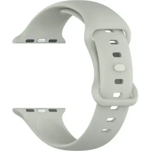 Kup Bizon Armbanduhr Silikon Apple Uhr 38/40/41/42 mm hellgrau - BIZ5888 - {ean13} - Sklep Home Screen