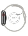 Kup Bizon Armbanduhr Silikon Apple Uhr 38/40/41/42 mm hellgrau - BIZ5888 - {ean13} - Sklep Home Screen