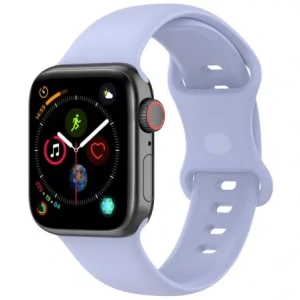 Kup Pasek Bizon Strap Watch Silicone do Apple Watch 38/40/41/42 mm jasnofialový - BIZ5889 - {ean13} - Sklep Home Screen