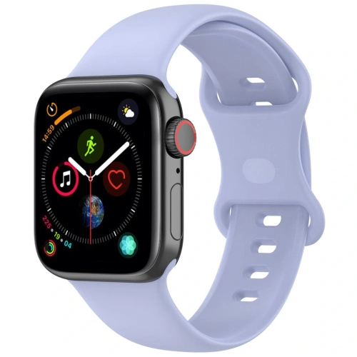 Kup Bizon szíj óra szilikon Apple óra 38/40/41/42 mm világoslila - BIZ5889 - {ean13} - Sklep Home Screen