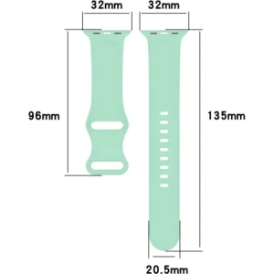 Kup Bizon Strap Uhr Silikon Apple Uhr 38/40/41/42 mm mint - BIZ5890 - {ean13} - Sklep Home Screen
