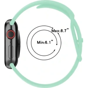 Kup Pasek Bizon Strap Watch Silicone do Apple Watch 38/40/41/42 mm mátový - BIZ5890 - {ean13} - Sklep Home Screen