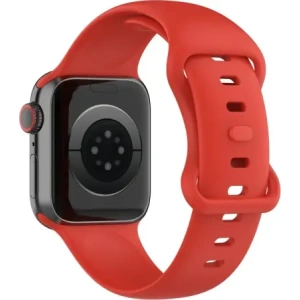 Kup Bizon Armbanduhr Silikon Apple Uhr 38/40/41/42 mm rot - BIZ5891 - {ean13} - Sklep Home Screen