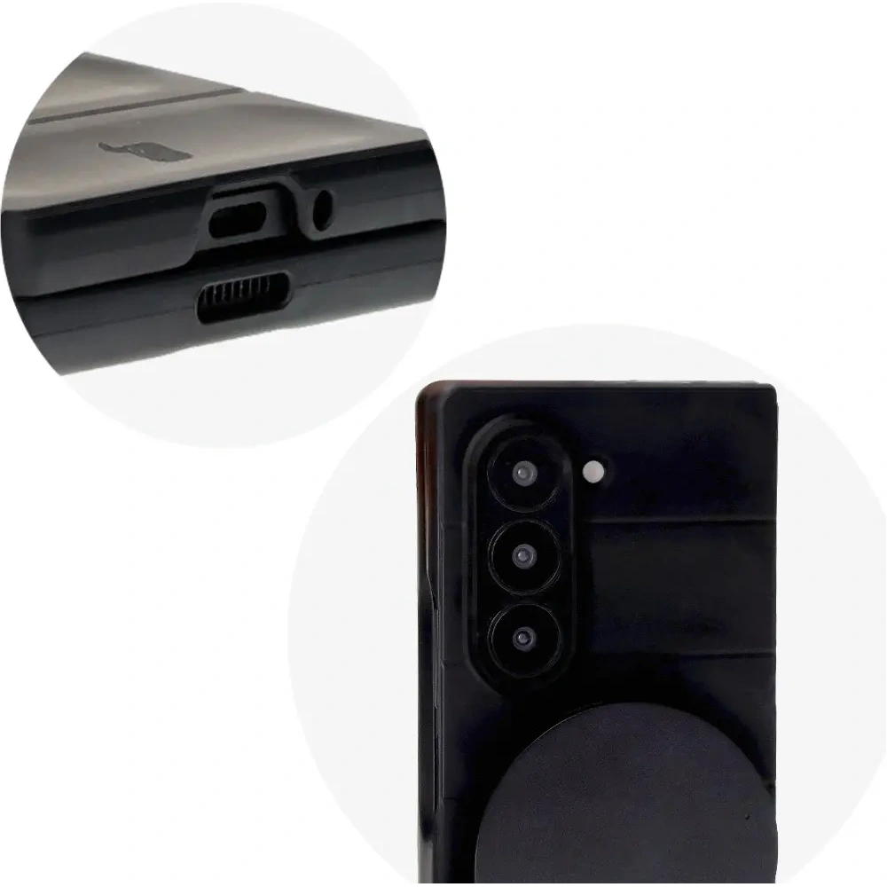 Pancerne etui Bizon Case Tur do Samsung Galaxy Z Fold6 czarne