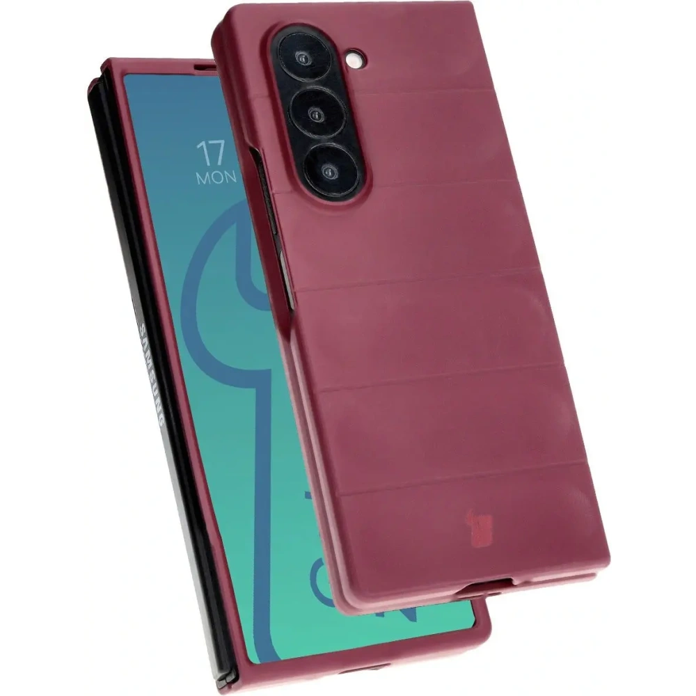 Pancerne etui Bizon Case Tur do Samsung Galaxy Z Fold6 ciemnofioletowe