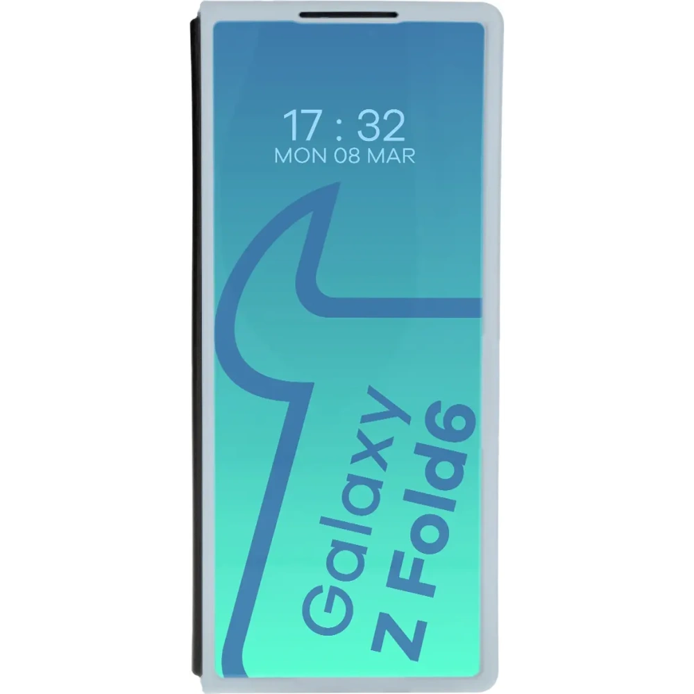 Pancerne etui Bizon Case Tur do Samsung Galaxy Z Fold6 jasnoniebieskie