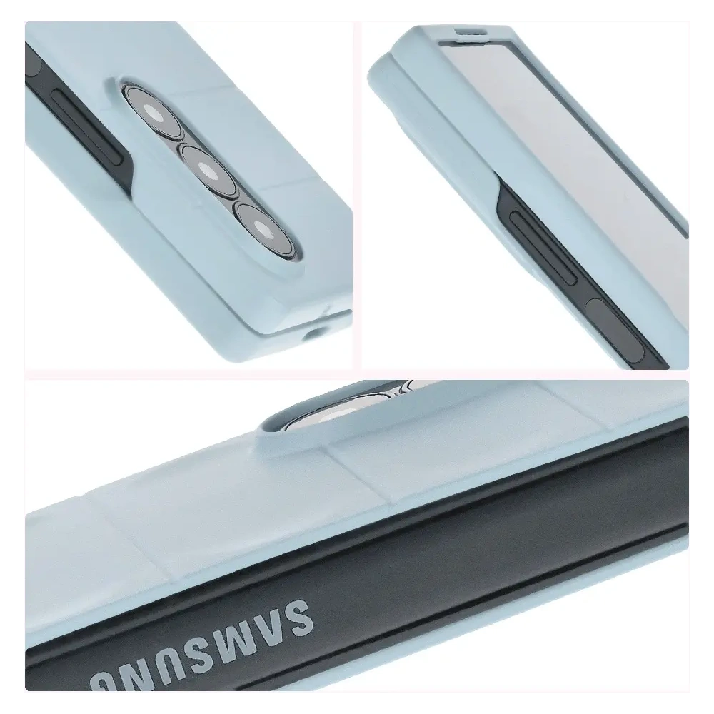 Pancerne etui Bizon Case Tur do Samsung Galaxy Z Fold6 jasnoniebieskie
