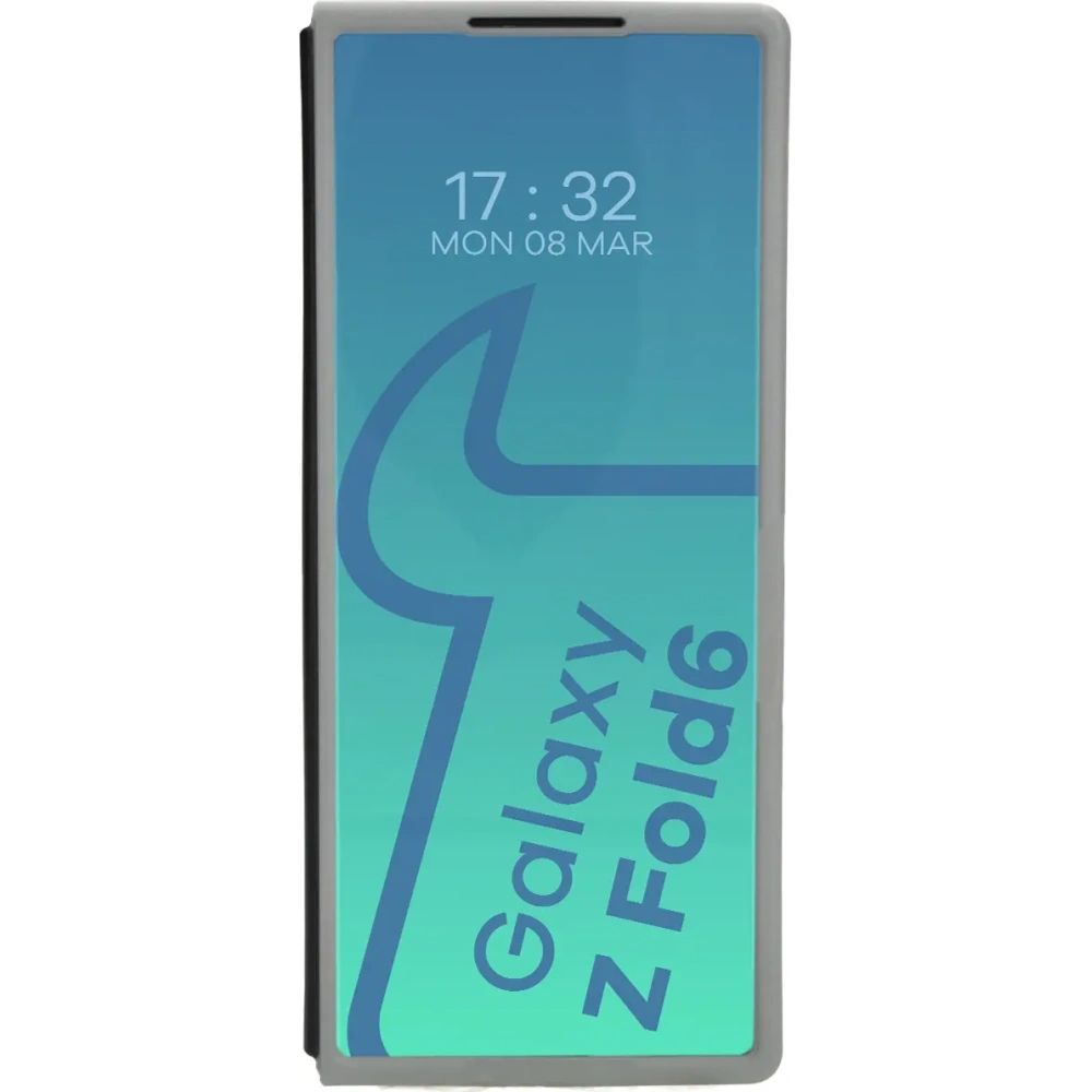 Pancerne etui Bizon Case Tur do Samsung Galaxy Z Fold6 jasnoszare