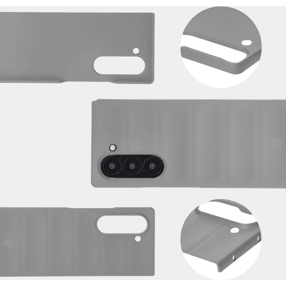 Pancerne etui Bizon Case Tur do Samsung Galaxy Z Fold6 jasnoszare