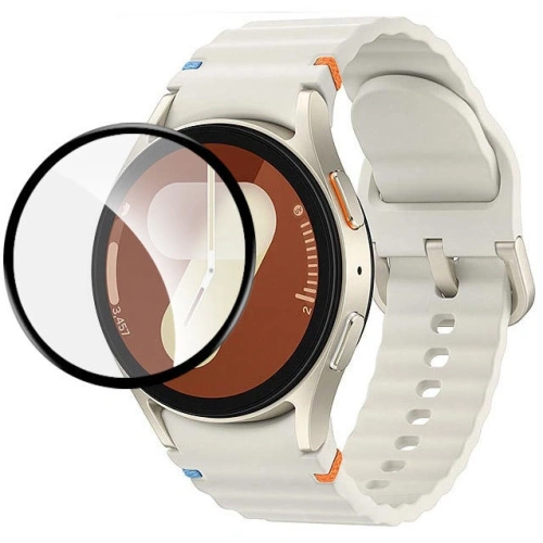 Kup Bizon Glass Watch Edge Hybrid Samsung Galaxy Watch 7 40 mm schwarz - BIZ5589 - {ean13} - Sklep Home Screen