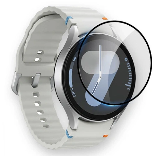 Kup Bizon Glass Watch Edge Hybrid Samsung Galaxy Watch 7 40 mm fekete - BIZ5589 - {ean13} - Sklep Home Screen
