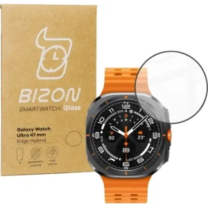 Kup Bizon Glass Watch Edge Hybrid Samsung Galaxy Watch Ultra 47 mm schwarz - BIZ5596 - {ean13} - Sklep Home Screen